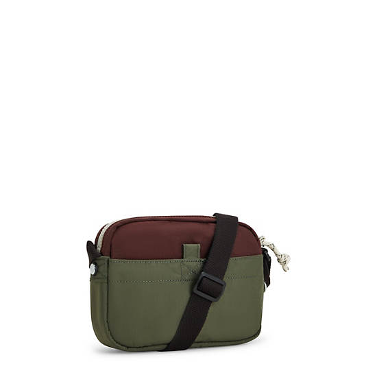 Kipling Sisko Crossbodytassen Olijfgroen | BE 1231GS